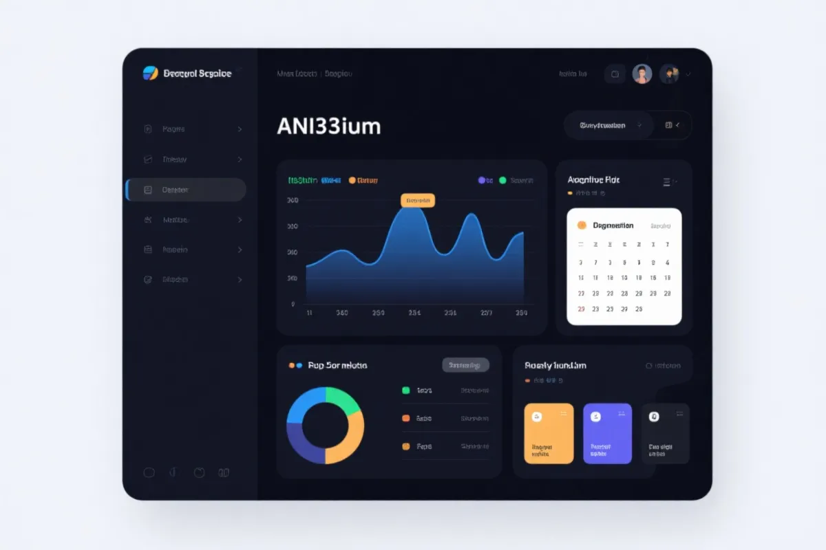 数据看板示意图